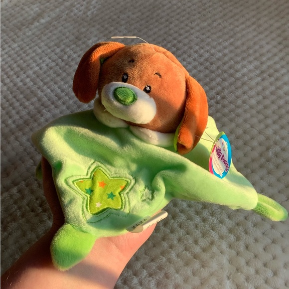 Kid Zone Dog Cuddle Buddy Lovey and Puppet - Picture 6 of 6